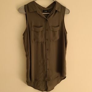 Olive tank top
